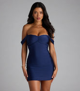 Such A Vibe Off-The Shoulder Mini Dress