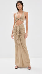 Christopher Esber Vivenda Drape Front Dress Vivenda Drape Front Dress