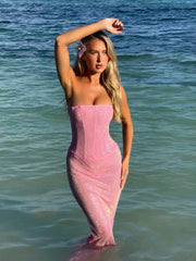 Natty Maxi Dress Pink