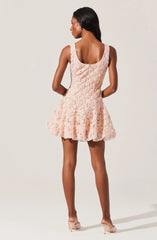 Fable 3D Floral Bubble Dress