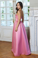 Elegance In Motion Strapless Maxi Dress