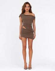 Cobi Mini Dress 2.0 - Brown
