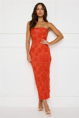 Crowned In Confidence Strapless Maxi Dress