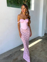 Zana Maxi Dress Pink