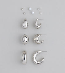 Statement Six Pack Earrings Set
