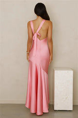 Bespoke Beauty Satin Maxi Dress