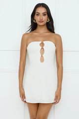 Coconut Love Strapless Mini Dress