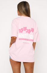 Tropic Time Oversized Tee Pink